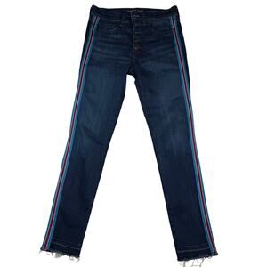 Veronica Beard Debbie Jeans Size 25 Midnight Tux w/ Fray